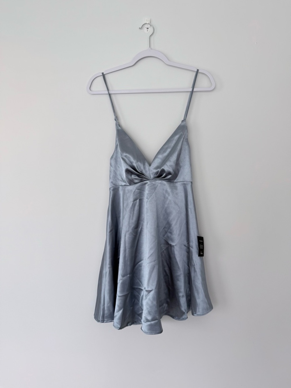 Lulus satin skater dress